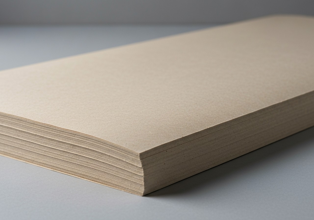 Recycled paper material