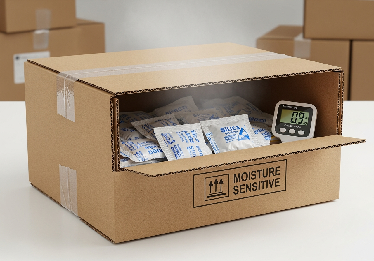 How to Control Moisture in a Corrugated Box?