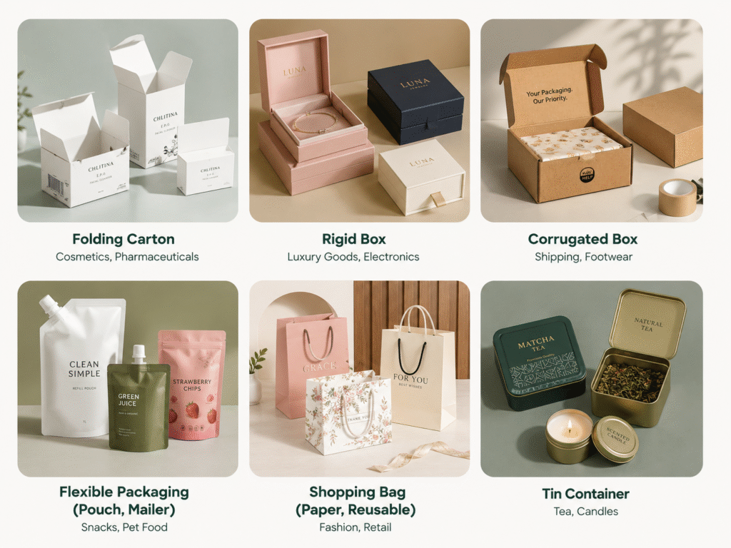 Common Types of Packaging and Their Applications